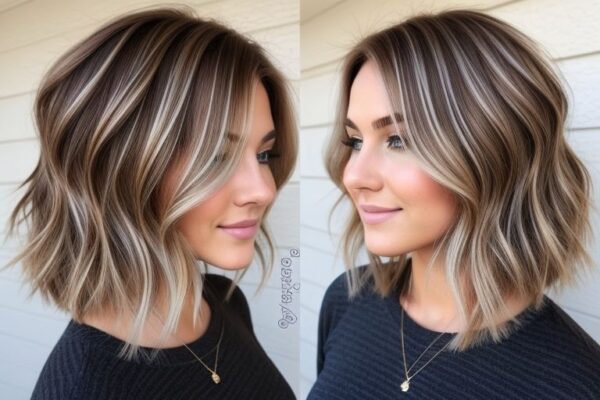 Brown Hair with Blonde Highlights