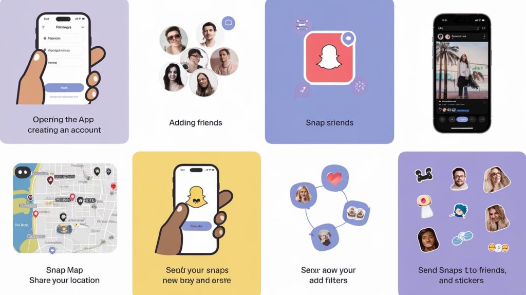 How to Send Snaps to Friends and Add Filters & Stickers