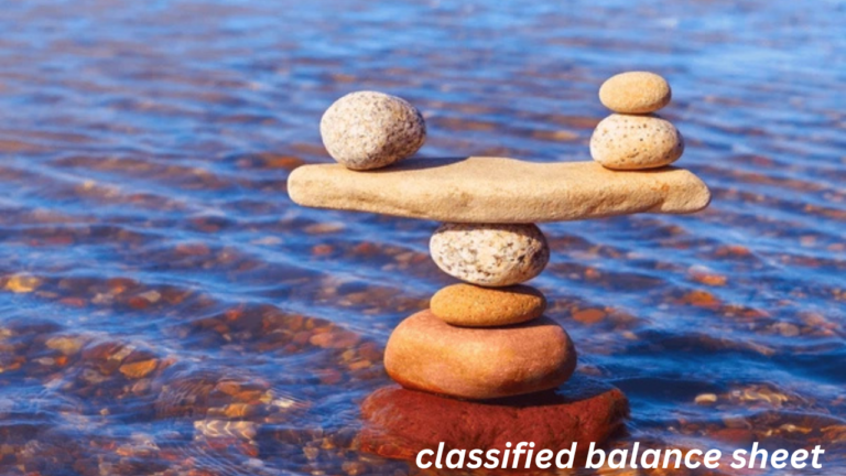 classified balance sheet